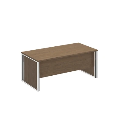 Стол руководителя с декоративными вставками дуб табачный Orion, размер: 1800x900x750