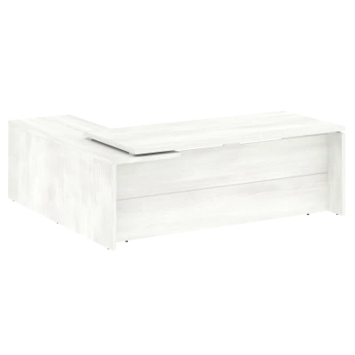 Yalta Стол руководителя LT.C-22 (R) Снежная Патина 2200*2000*750