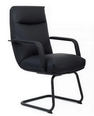 Конференц кресло Riva Otto RCH CV-P001BS черная экокожа