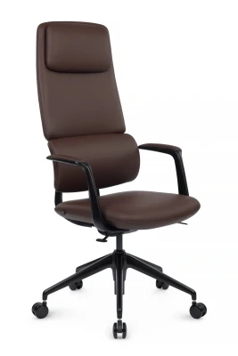 Кресло для руководителя Riva Design Avorio FK014-A12 коричневая кожа