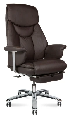 Кресло для руководителя Norden кожа Парламент H-2021-322 leather темно-коричневая кожа