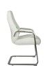 Конференц-кресло Riva Design Chair Orso-SF F385 белая кожа - 2