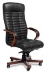 Кресло для руководителя Classic chairs Блэкберн Meof-A-Blackburn-2 черная кожа