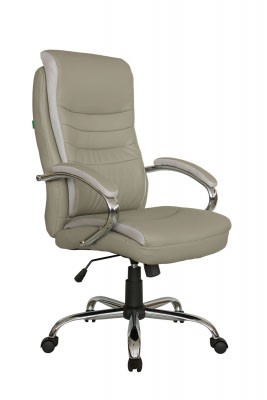 Кресло для руководителя Riva Chair RCH 9131+Серо-бежевый