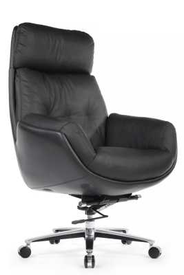 Кресло для руководителя Riva Design Marco LS-262A черная кожа