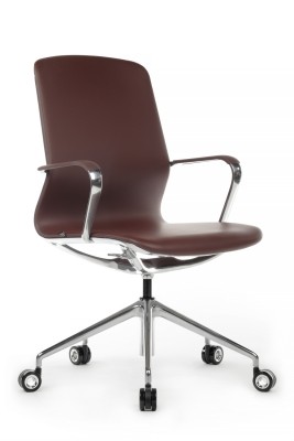 Кресло для персонала Riva Design Bond FK007-B11-P коричневая экокожа
